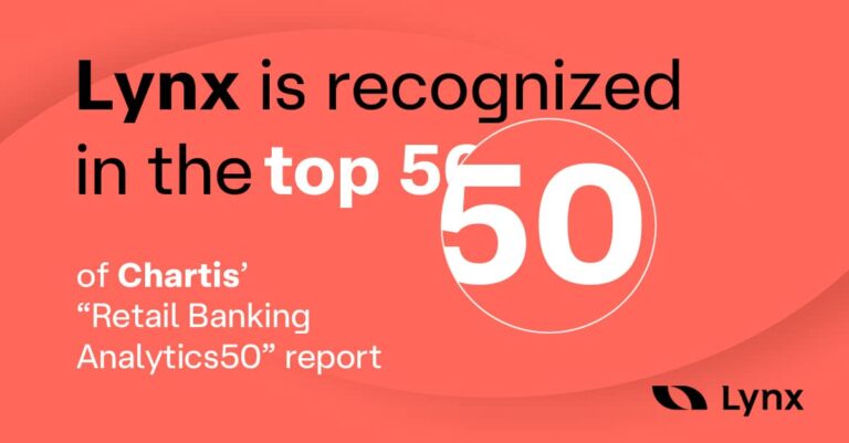 Lynx is recognized in the Top 50 of Chartis’ “Retail Banking Analytics50” report